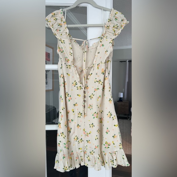 Free People Mini Cotton Floral Dress - Picture 2 of 5